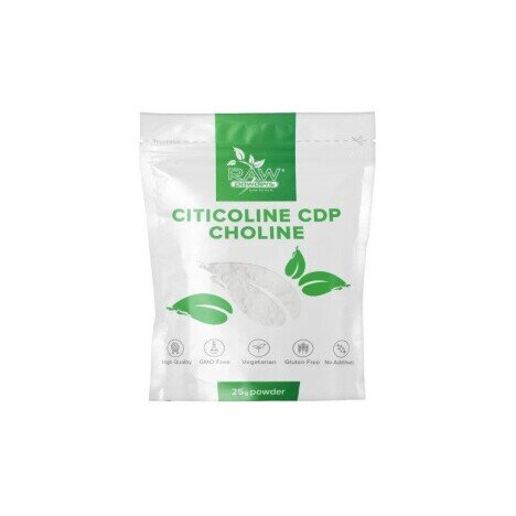 Raw Powders Citicolina CDP-Colina pudra 25 grame